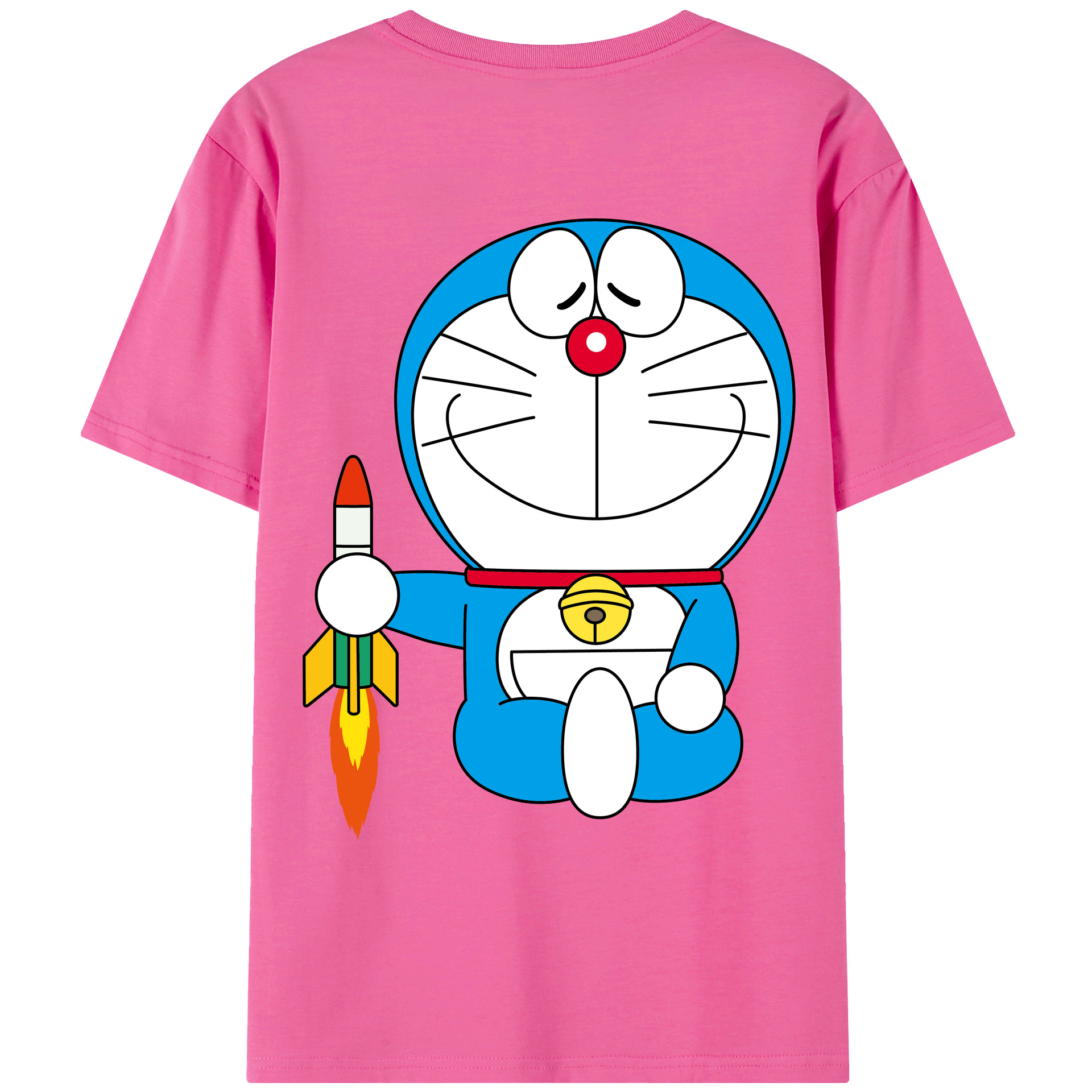 （画像用） ドラえもん Doraemon レディース半袖Tシャツ(バックプリント)